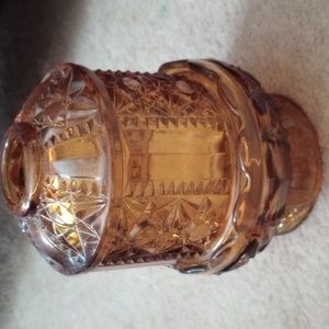 Vintage Amber Fairy Lamp